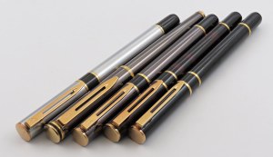 Pens - WATERMAN -Batch of 5 Fountain Pens- Cor...