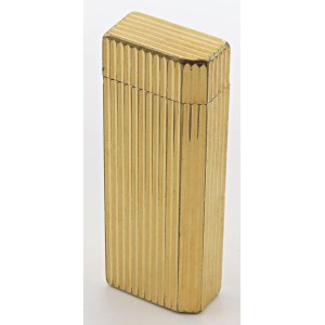 Lighters - CARTIER -Accendino- Corpo laminato in oro con...