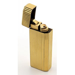 Lighters - CARTIER -Accendino- Corpo laminato in oro con...