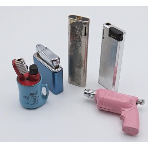 Lighters - ACCENDINI -Lotto di 5 accendini- Oggetti usat...