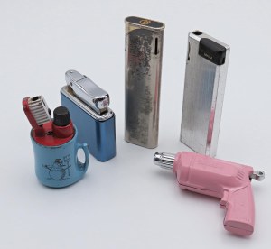 Lighters -LIGHTS -Lot of 5 lighters- Used items...