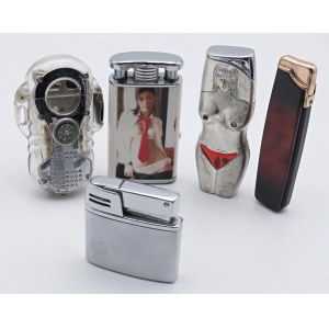 Lighters - ACCENDINI -Lotto di 5 accendini- Oggetti usat...