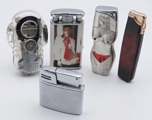 Lighters -LIGHTS -Lot of 5 lighters- Used items...