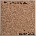 Andrzej Dziubek, pseudonym Nebb (b. 1954), Bust (ceramic tile, souvenir from the opening, signed by the artist)