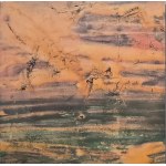 Andrzej Dziubek, pseudonym Nebb (b. 1954), Landscape, Decomposition (ceramic tile, souvenir from the opening, signed by the artist)