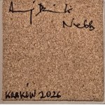 Andrzej Dziubek, pseudonym Nebb (b. 1954), *Face* (ceramic tile, souvenir from the opening, signed by the artist)