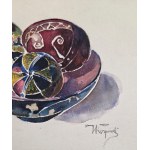 Walerian Kryciński, Two Easter Watercolors