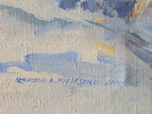 Sławomir Mieleszko (1938-2021), Mroźny dzień, 1997