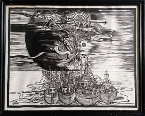 Ryszard Stryjec (1932-1997), Flotylla, 1969