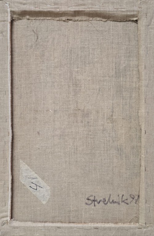Piotr Strelnik (ur. 1956), Konewka na czerwonym tle, 1997