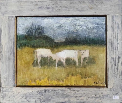 Maria Collin (ur. 1942), Na pastwisku, 2023