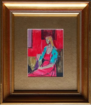 Jan Ekiert (1907-1993), Siedząca kobieta