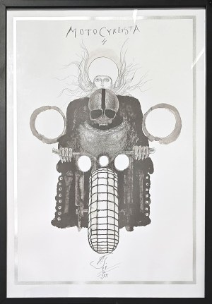 Andrzej Strumiłło (1927-2020), Motocyklista 4 (z cyklu Motocykliści), 2011