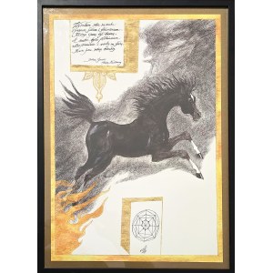 Andrzej Strumiłło (1927-2020), Książe niezłomny (ilustracja do poematu Juliusza Słowackiego), 2012