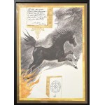 Andrzej Strumiłło (1927–2020), The Unyielding Prince (illustration for a poem by Juliusz Słowacki), 2012
