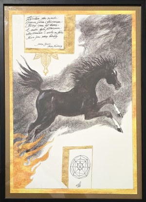 Andrzej Strumiłło (1927-2020), Książe niezłomny (ilustracja do poematu Juliusza Słowackiego), 2012