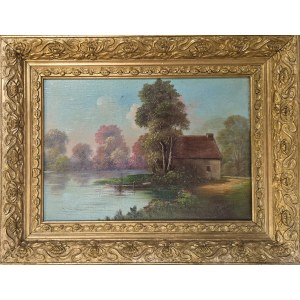 Muniery (XIXe siècle), Paysage anglais avec une chaumière