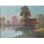 Muniery (XIXe siècle), Paysage anglais avec une chaumière