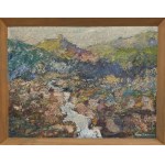 Henryk Czaman (1907-1986), Karkonosze Widok na Chojnik, 1976