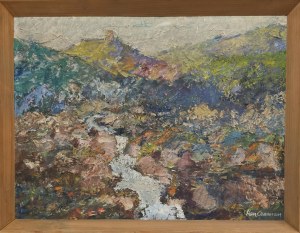 Henryk Czaman (1907-1986), Karkonosze Widok na Chojnik, 1976