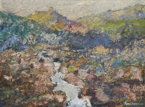 Henryk Czaman (1907-1986), Karkonosze Widok na Chojnik, 1976