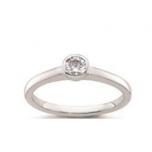 GOLD RING WITH LAB GROWN DIAMONDS - 407 LG
