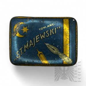 II RP - Box for Nibs for Obscure Pens, Towarzystwo Akcyjne Fabryka Ołówków St. Majewski S.A.