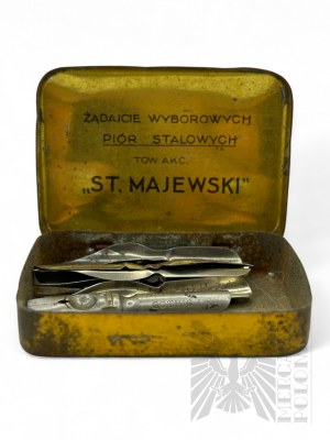 II RP - Box for Nibs for Obscure Pens, Towarzystwo Akcyjne Fabryka Ołówków St. Majewski S.A.