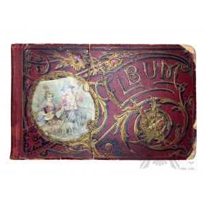 Circa 1910. - In Memory of: An Art Nouveau Memoir Album with Poems and Hand Drawings