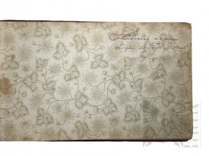 Circa 1910. - In Memory of: An Art Nouveau Memoir Album with Poems and Hand Drawings