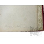 Circa 1910. - In Memory of: An Art Nouveau Memoir Album with Poems and Hand Drawings
