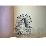 Circa 1910. - In Memory of: An Art Nouveau Memoir Album with Poems and Hand Drawings