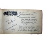 Circa 1910. - In Memory of: An Art Nouveau Memoir Album with Poems and Hand Drawings