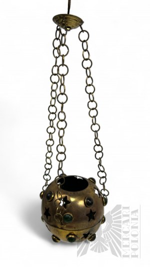 Vintage Hanging Lamp/Caddy.