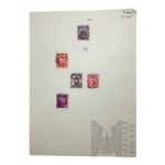 II RP-II WŚ-PRL - Zestaw Kart ze Znaczkami Pocztowymi z Lat 1938-1950