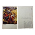 II RP-PRL-III RP - Collection of Postcards Painting Zofia Stryjeńska