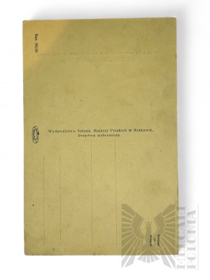 II RP - Postcard General Józef Dwernicki, Kraków : published by Salon of Polish Painters