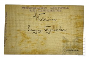 Circa 1904, Warsaw - Postcard Correspondence Card Hand-painted, Krakowskie Przedmieście 69