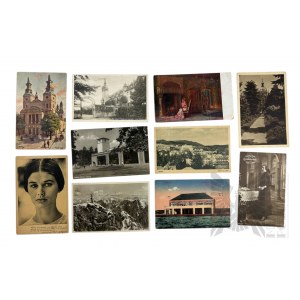 Zbierka starých pohľadníc: Płock, Rabka, Poznaň, Świeradów-Zdrój a iné