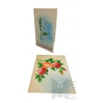 II RP/PR - Collection of Embossed Postcards with Flowers