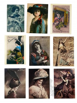 Second Republic-PRC - Collection of Reproductions of Postcards from the Early 20th Century. (Plus One from the Epoch)