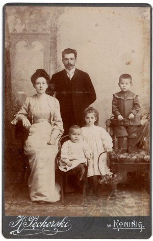 XIX/XX century, Konin - Family Photography; Photographer Karol Pęcherski