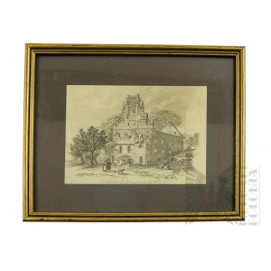 XIX w., - [?] Hoffmann, [?] Roargue, Obraz “Spichlerze w Kazimierzu nad Wisłą”, z : Leonard Chodźko, “Polska historyczna, Literacka, Monumentalna i Ilustrowana”, Paryż 1835-1842