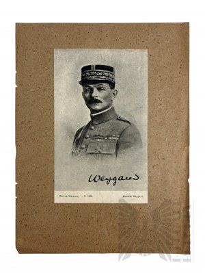 Second Republic (?) - Unknown Artist (20th century) - Portrait of General Maxime Weygand, Printed Reproduction