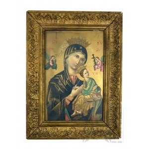 Nieznany Artysta - Obraz Ikona Najświętszej Maryi Panny Nieustającej Pomocy