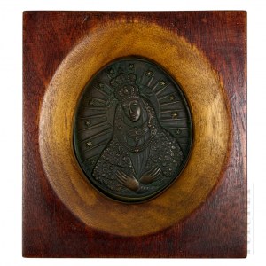 Our Lady of Ostra Bramska Metal Placard