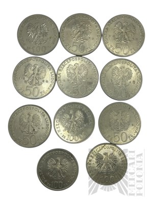 People's Republic/III Republic - Collection of Rulers of Poland Commemorative Coins, 50-1000 Zlotys.