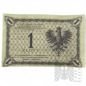 II Republic, 1919. - Banknote 1, Gold Tadeusz Kosciuszko, COPY.