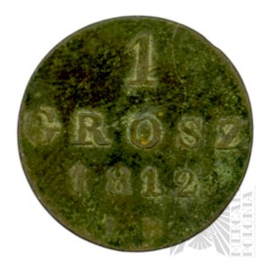 Varšavské knížectví, 1812. - Mince 1 Grosz IB
