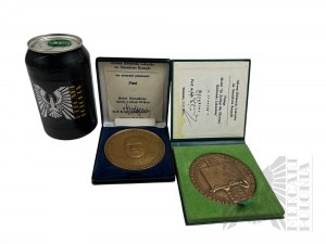 III RP - Commemorative Medals for Service to the Main Medical Library (Designed by Edward Gorol); 50th Anniversary of the Main Medical Library